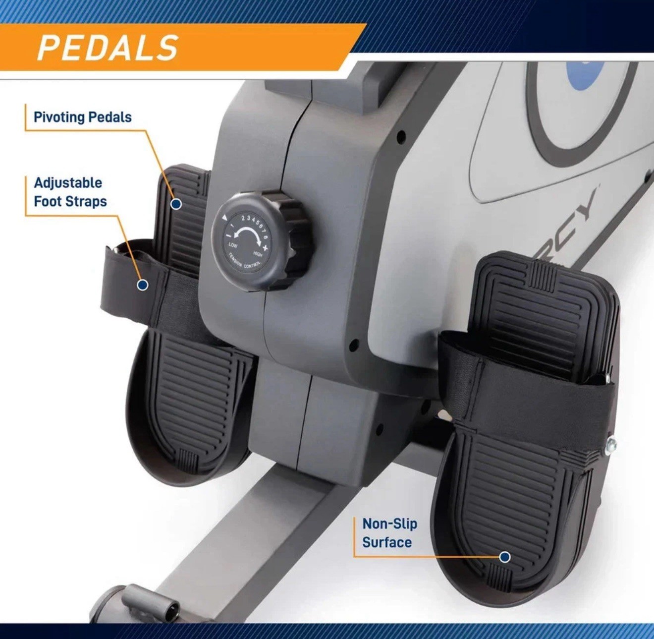 Marcy NS-40503RW Foldable Magnetic Rower Home Gym w/ LCD 8 Resistance Levels