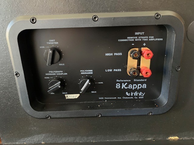 Infinity Kappa 8 Speaker - Fully functional - Sounds wonderful!