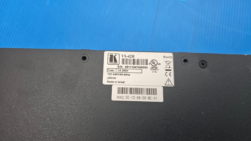 Kramer 4x2 HDMI Matrix Switcher VS-42H