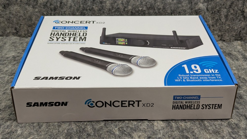 🔥New🔥 Samson Concert XD2 Dual Handheld Digital Wireless Microphone System