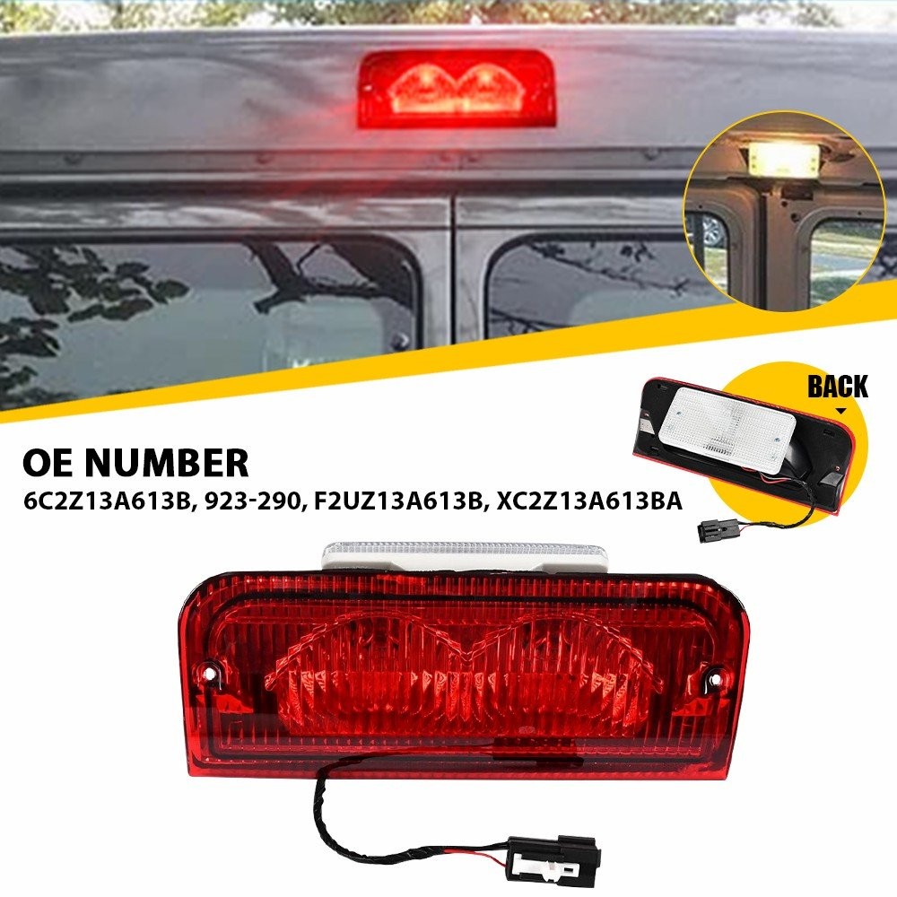 Roof Center Mount Third Stop Brake Light Fits Ford E-150 E-250 E-350 E-450 EAA