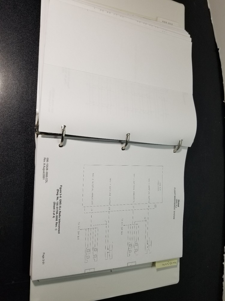Collins Global GNS-XLS FMS Flight Management System manual Beech E90