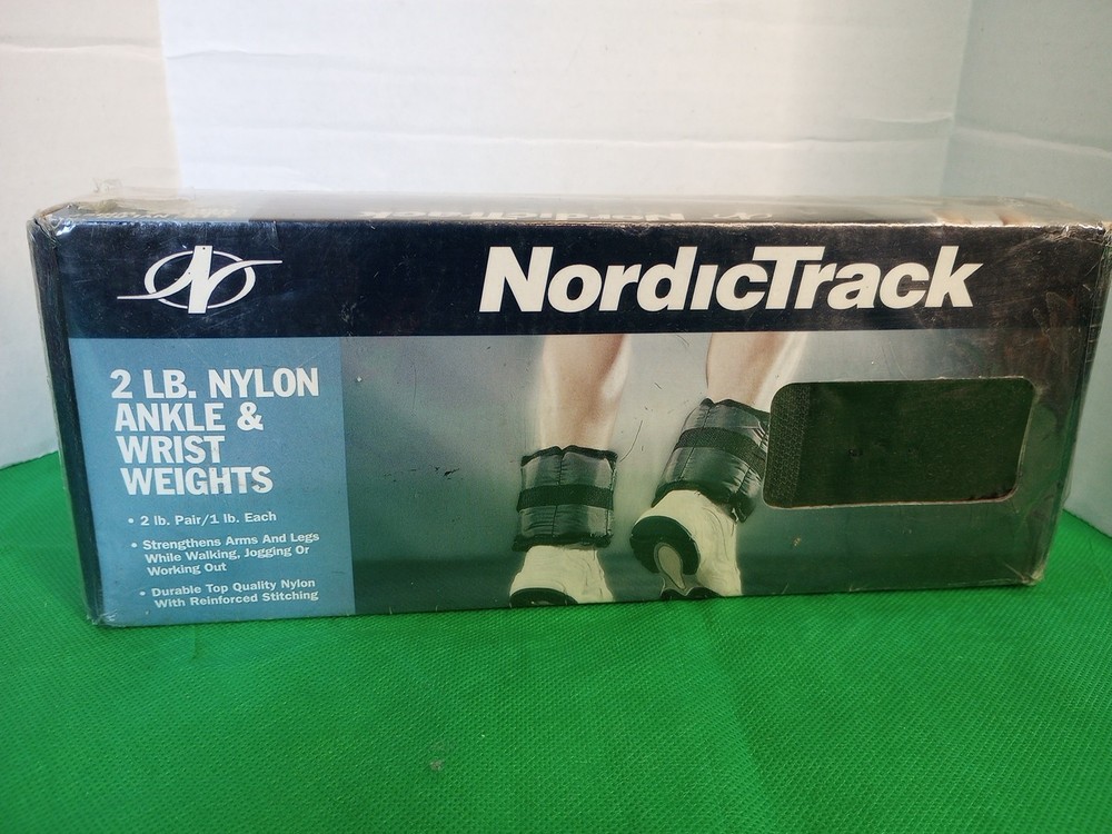 Nordic Lifting Adjustable Ankle Wrist Weights 2 Pack 1LB