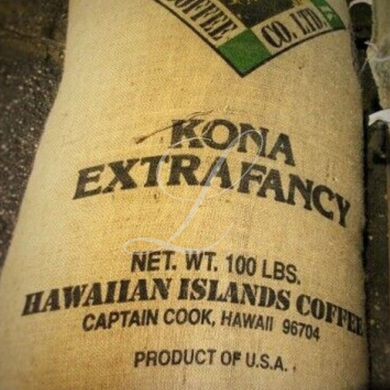 100% Kona Extra Fancy Coffee, 5 lbs, Green Beans or Medium Roasted to Order!