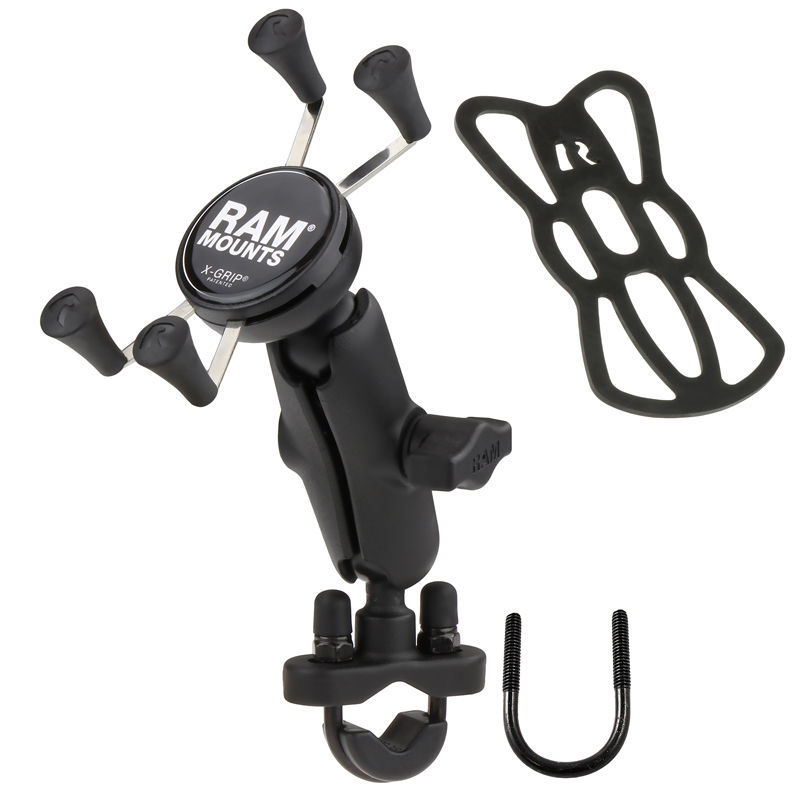 RAM-B-149Z-UN7U RAM Motorcycle Mount with Universal X-Grip SmartPhone Cradle