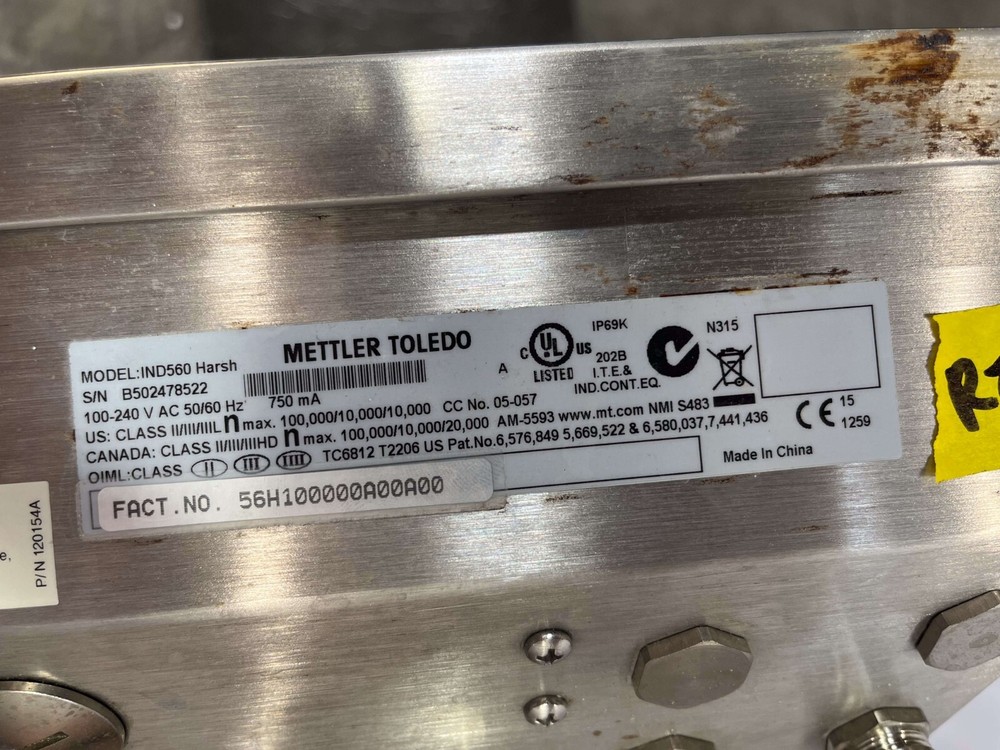 Mettler Toledo Floor Scale IND560 HARSH