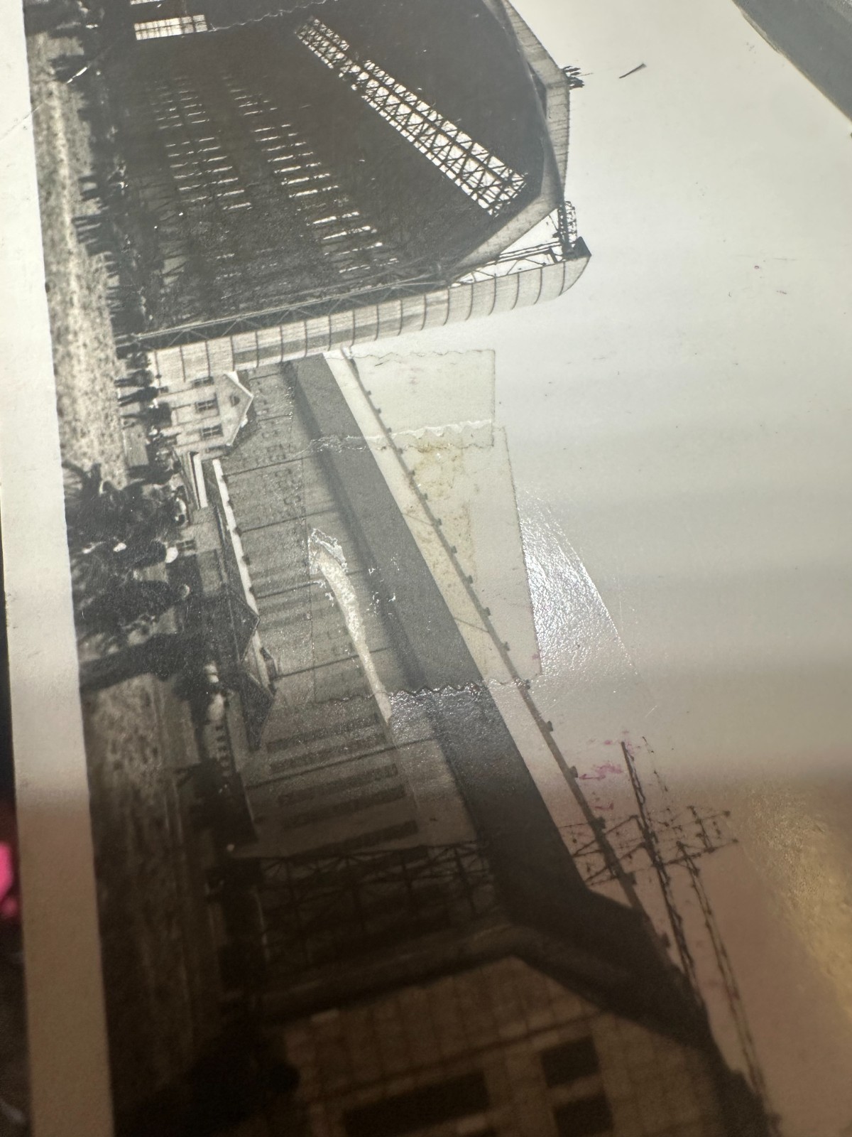 1936 Hindenburg LZ129 First Return Flight RPPC Postcard Lakehurst to Frankfurt