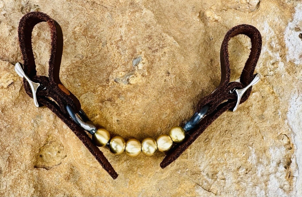 Brass Ball Curb Strap.