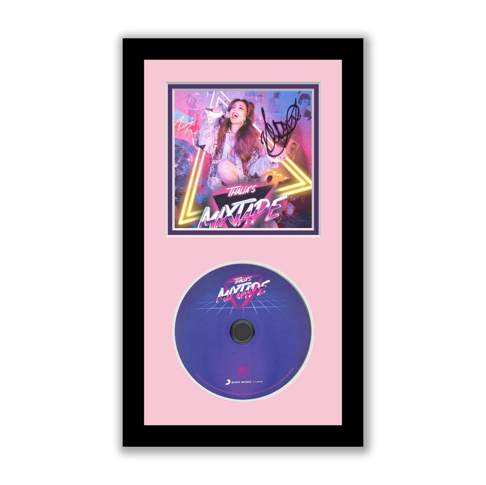 Thalia Autographed Signed Framed CD Thalía's Mixtape ACOA