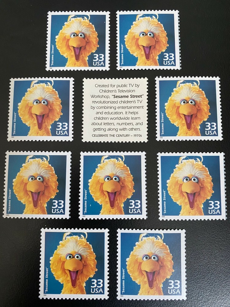 (10) Celebrate the Century 1970's "Sesame Street" BIG BIRD