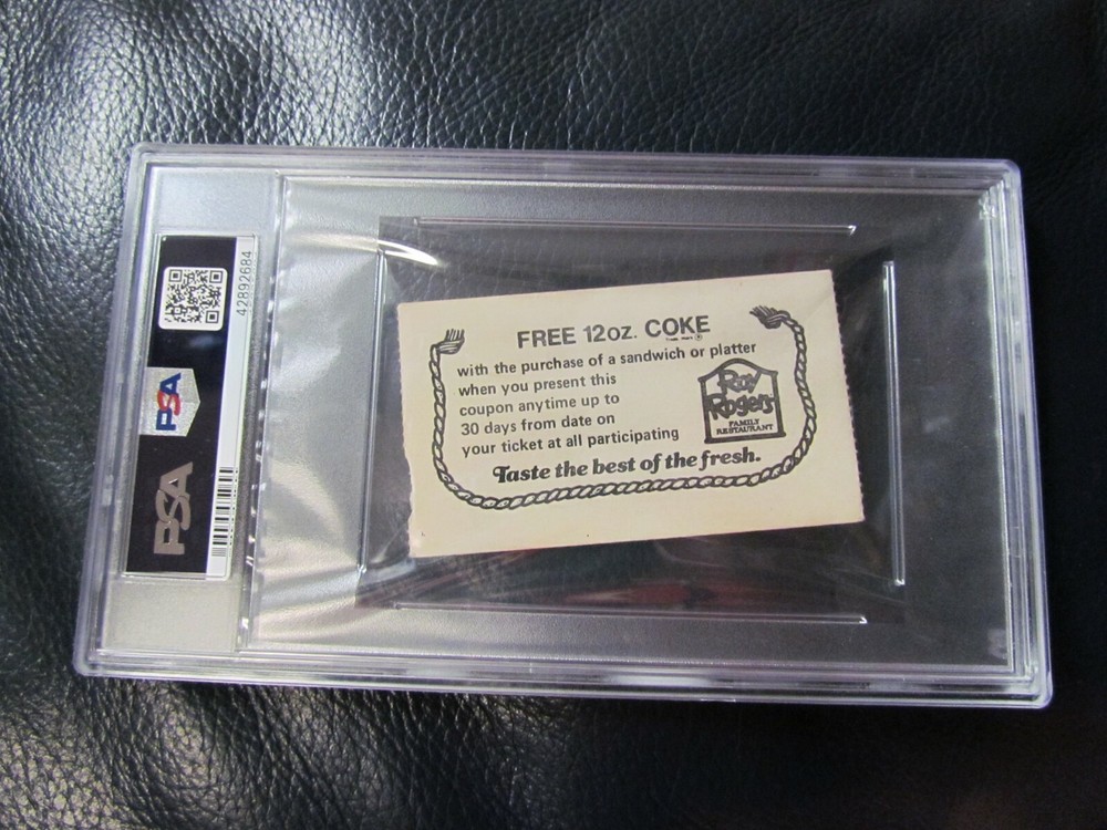 1980 Bruce Springsteen Ticket Stub PSA Encapsulated