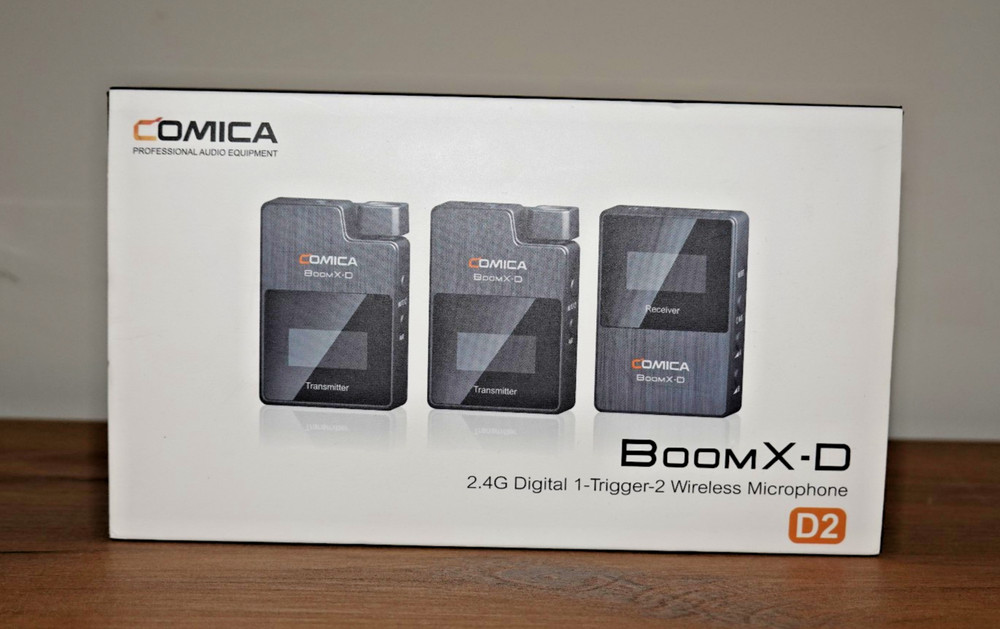 Comica Boom X-D2 (2TX+RX) 2.4G Digital Wireless Microphone (Used)