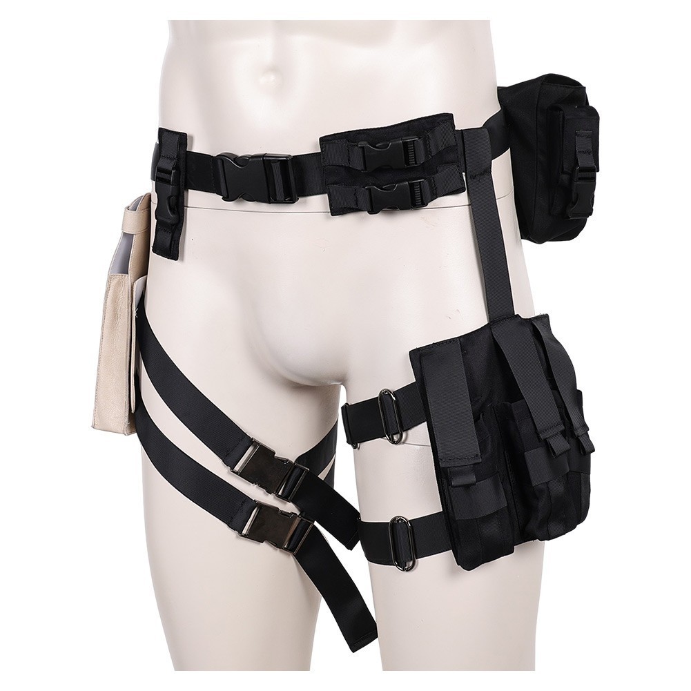 Leon Scott Kennedy Gun Holster Belt Set Halloween Cosplay Belt Leg Holster