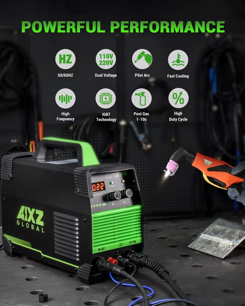 AIXZ 110V220V No-Touch Pilot ARC Plasma Cutter Post Gas Function Cutting Machine