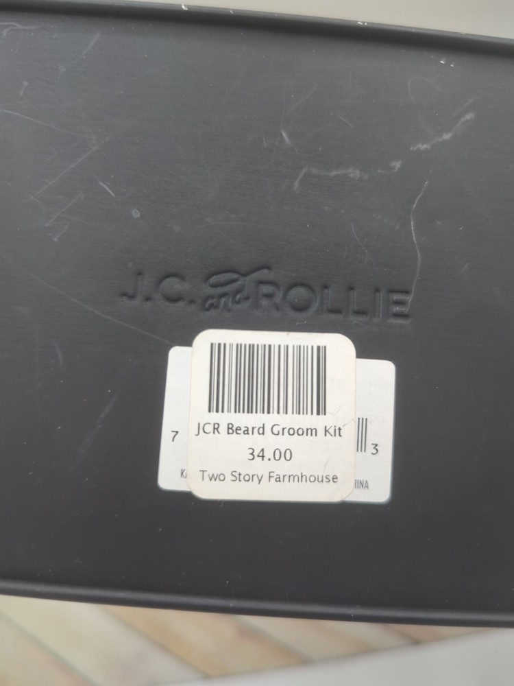 NIB J.C. and Rollie Beard Grooming Kit Missing Scissors