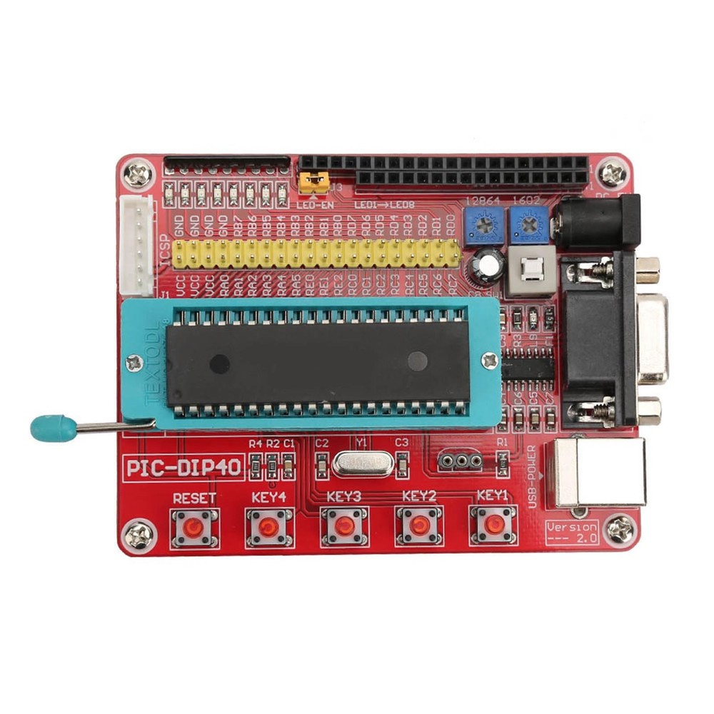 PIC16F877A Microcontroller Learning Development Board RS232 Interface Module