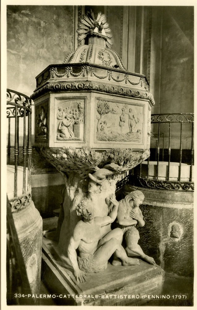 ITALY - PALERMO - CATTEDRALE - BATTISTERO  - PC8