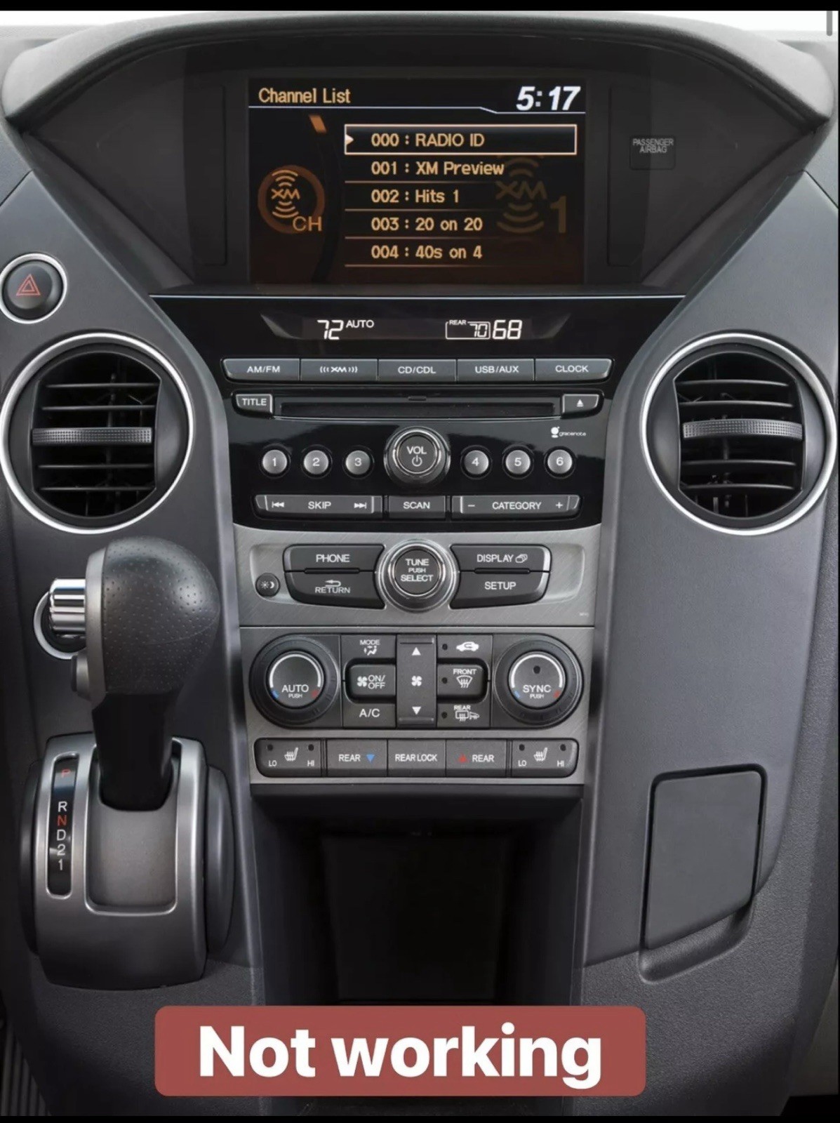 Wireless Apple Carplay/Android Auto for 2012 13 14 15 Honda Pilot