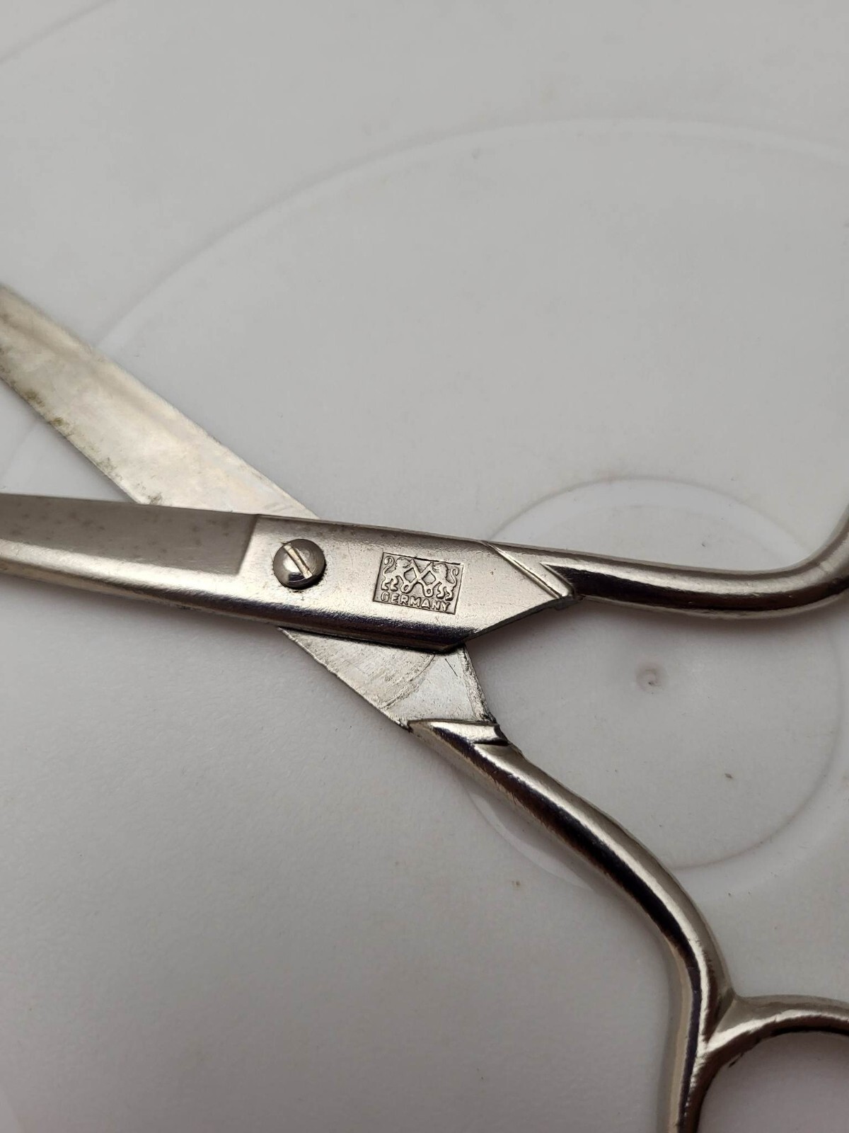 Vtg GERMANY DOUBLE LION SCISSORS