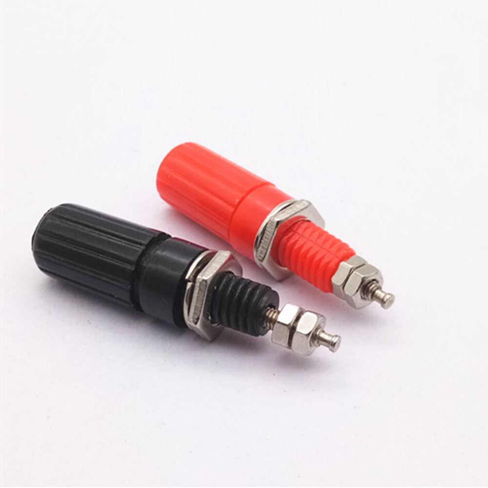 20PCS Binding Post M8 Thread Amplifier Connector Banana Plug Jack Socket US