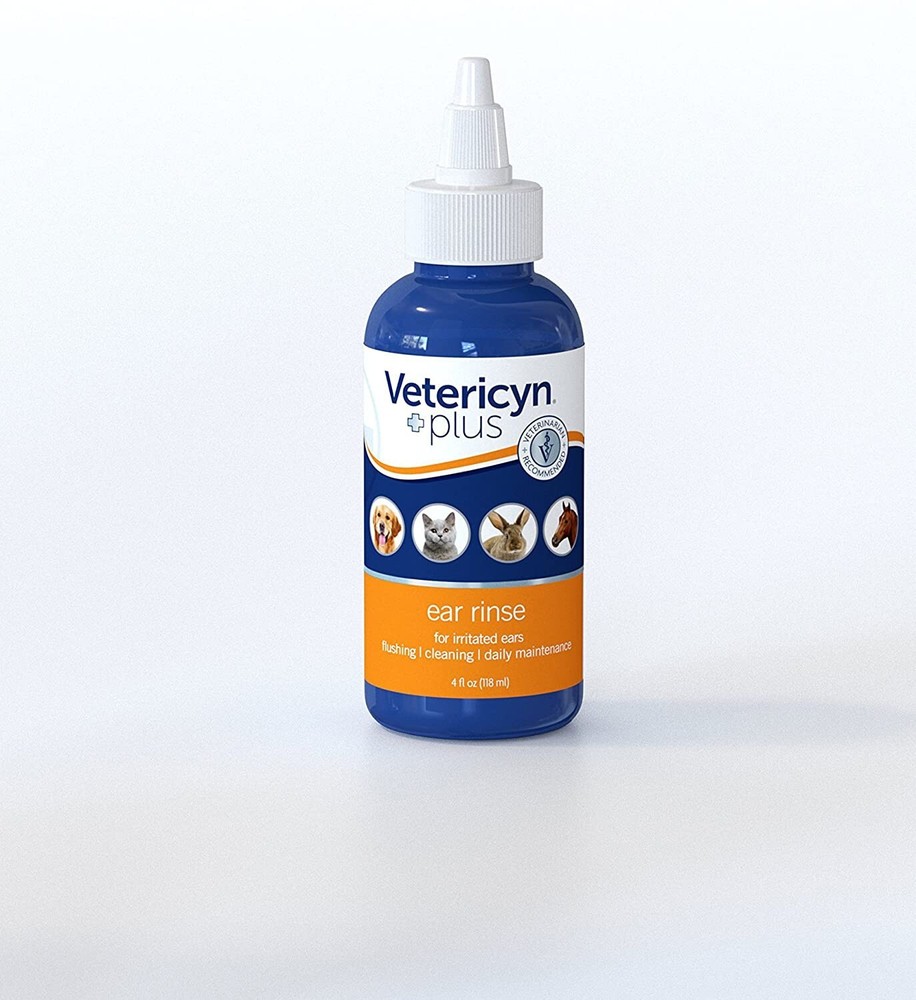 Vetericyn Plus Ear Rinse Dog Pet 4 oz