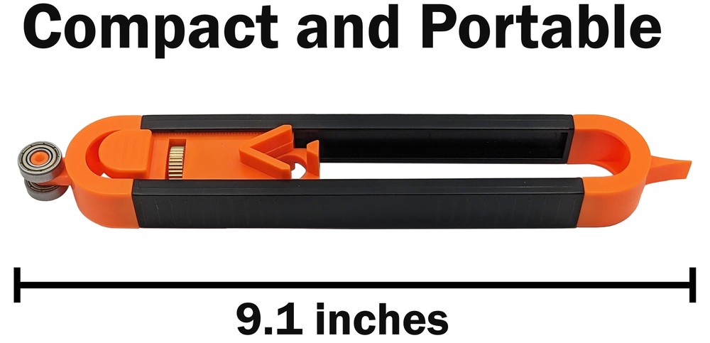 2 Pack Precise Contour Scribe Tool - Corner and Edge Duplicator for Woodworki...