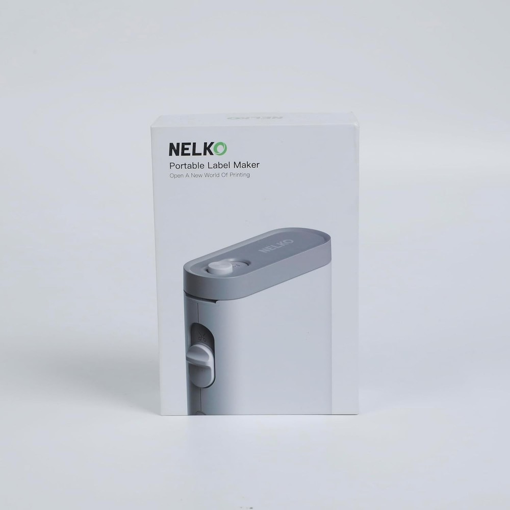 Nelko Label Maker Machine with Tape, P21 Bluetooth Label Printer, Wireless Mini