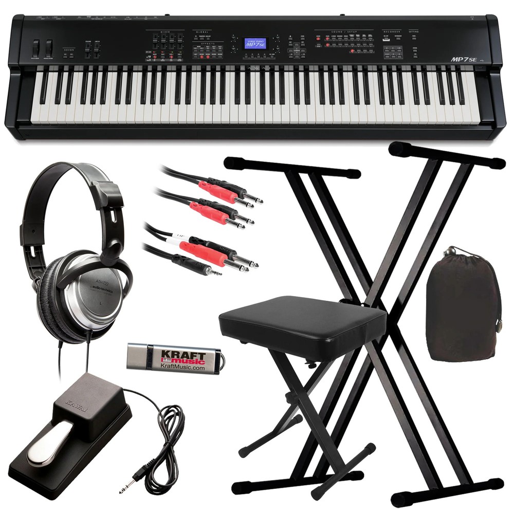 Kawai MP7SE Stage Piano KEY ESSENTIALS BUNDLE