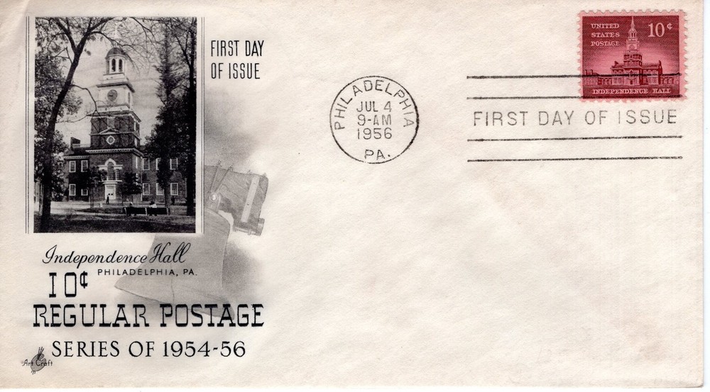 10 CENT REGULAR POSTAGE SERIES - 1956 - DC793