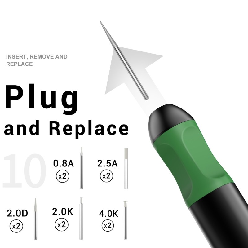 Variable Speed Mini Engraving Pen Low Vibration Design For Delicate Electronics