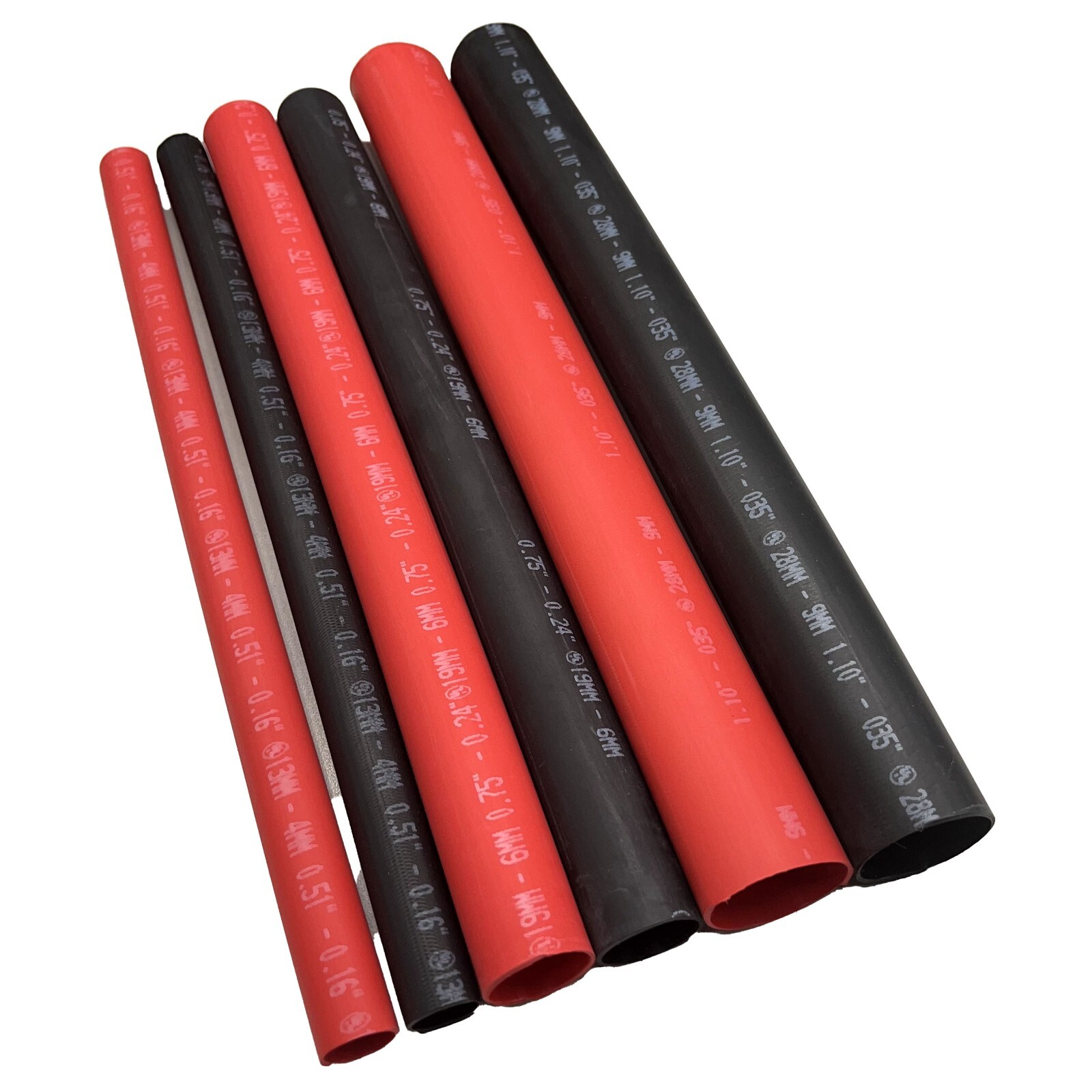 Heavy Wall Heat Shrink Tubing Adhesive Glue Lined 1-Foot Tubes