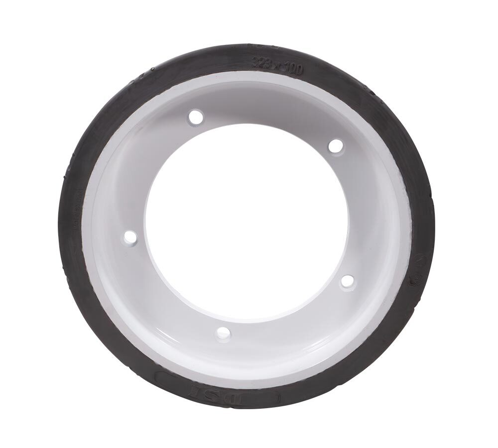 4Pk JLG 2915012 Non-Marking Rubber Scissor Lift Tire & Bolts, Fits 1930ES,1230ES