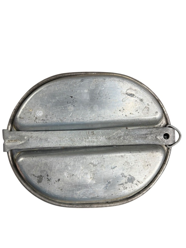 1942 WW2 US Army AG Co Infantry M1942 Combat Mess Kit No Utensils