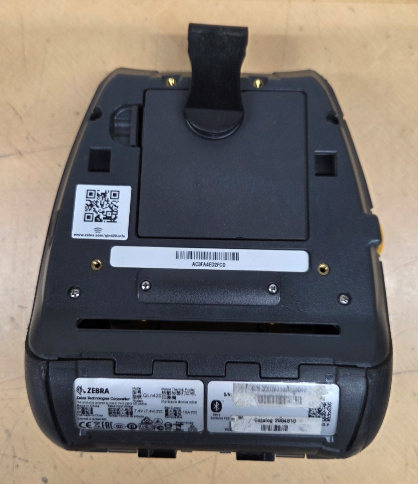 ZEBRA QLn420 Mobile Thermal Printer w/ Battery