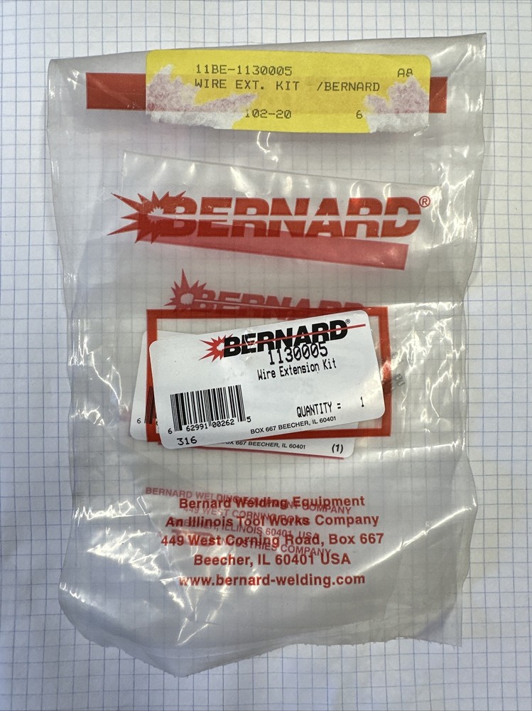 Bernard 1130005 Wire Extension Kit