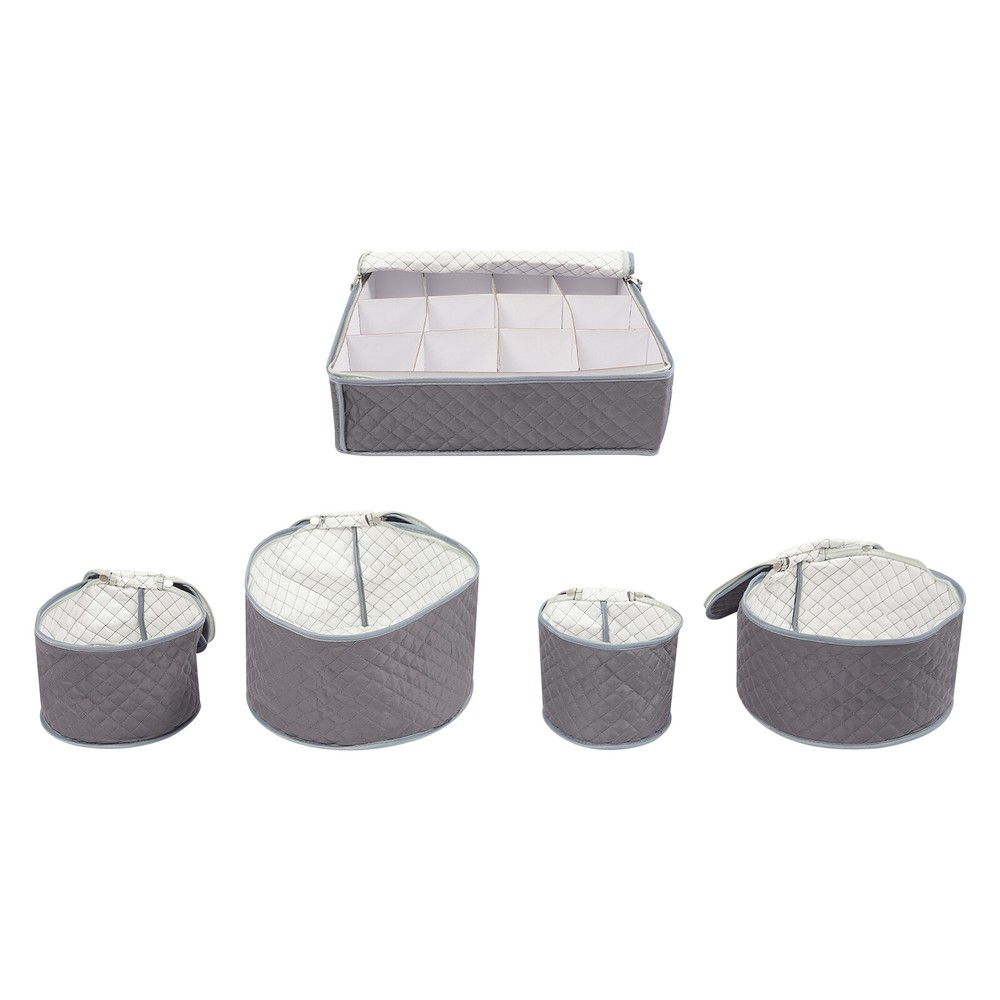 China Dinnerware Storage Sets Hard Shell Flatware, Plates & Cups Storage Holders