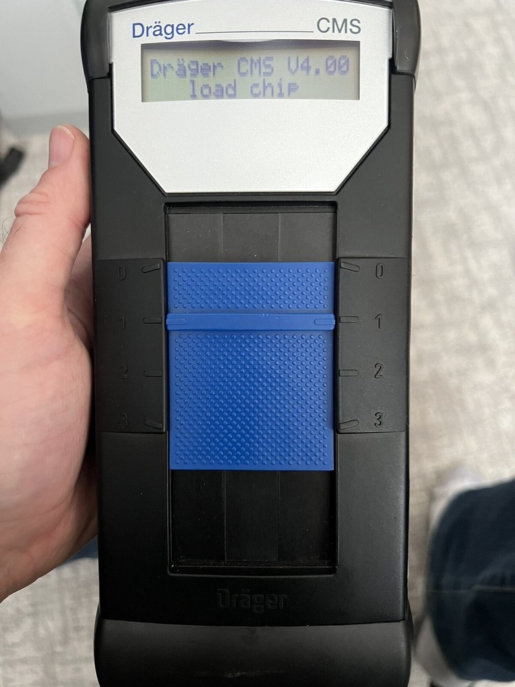 Dräger CMS Analyzer Chip Measurement System Gas Detector + CMS Analyzer