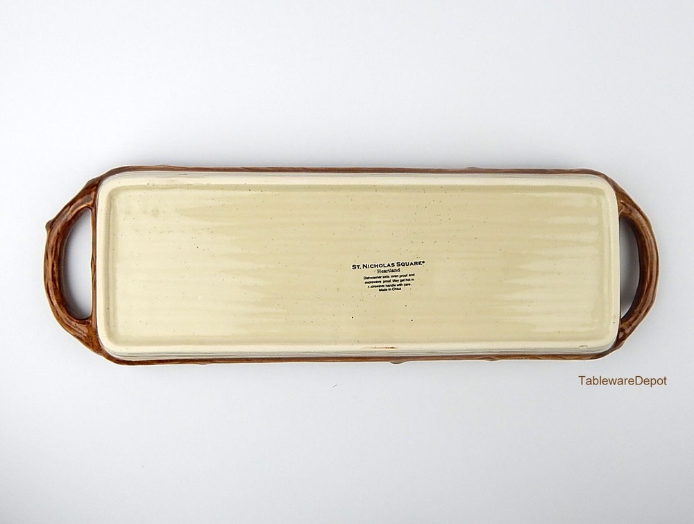 St. Nicholas Square, HEARTLAND, 15" Rectangular Tray, MINT/UNUSED Condition!