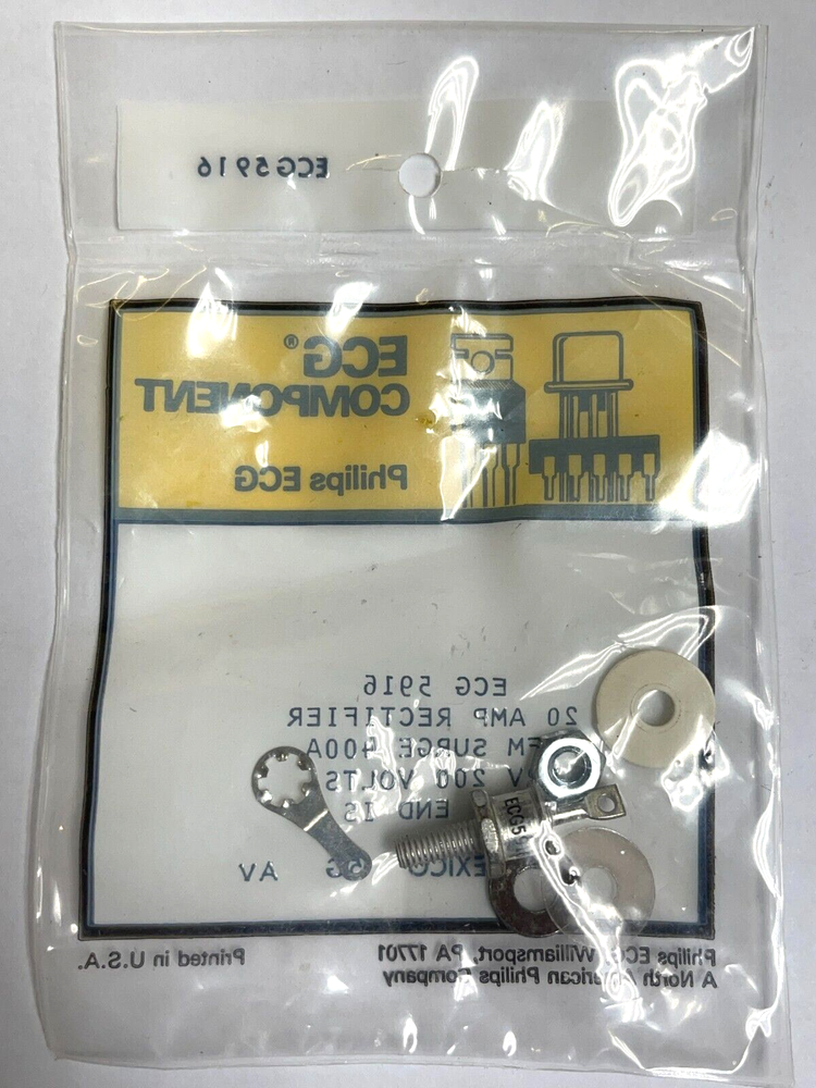 PHILIPS ECG RECTIFIER ECG5916 20A IFM SURGE 400A PRV 200V