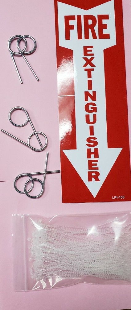 FIRE EXTINGUISHER TAMPER PROOF PULL PIN SAFETY SEALS  100pack 🔥🧯