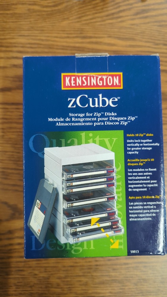 kensington zcube zip disk storage