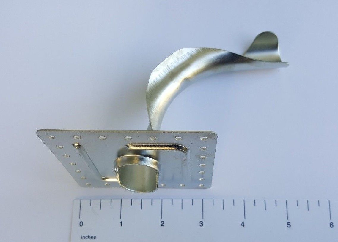 25 PIECES 1/2" PEX TUBING BEND SUPPORTS METAL WITH PLATE