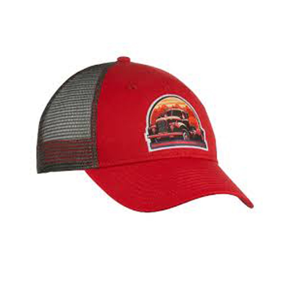 Mack Trucks B Model Hat Red w/ Black Mesh Back Cap