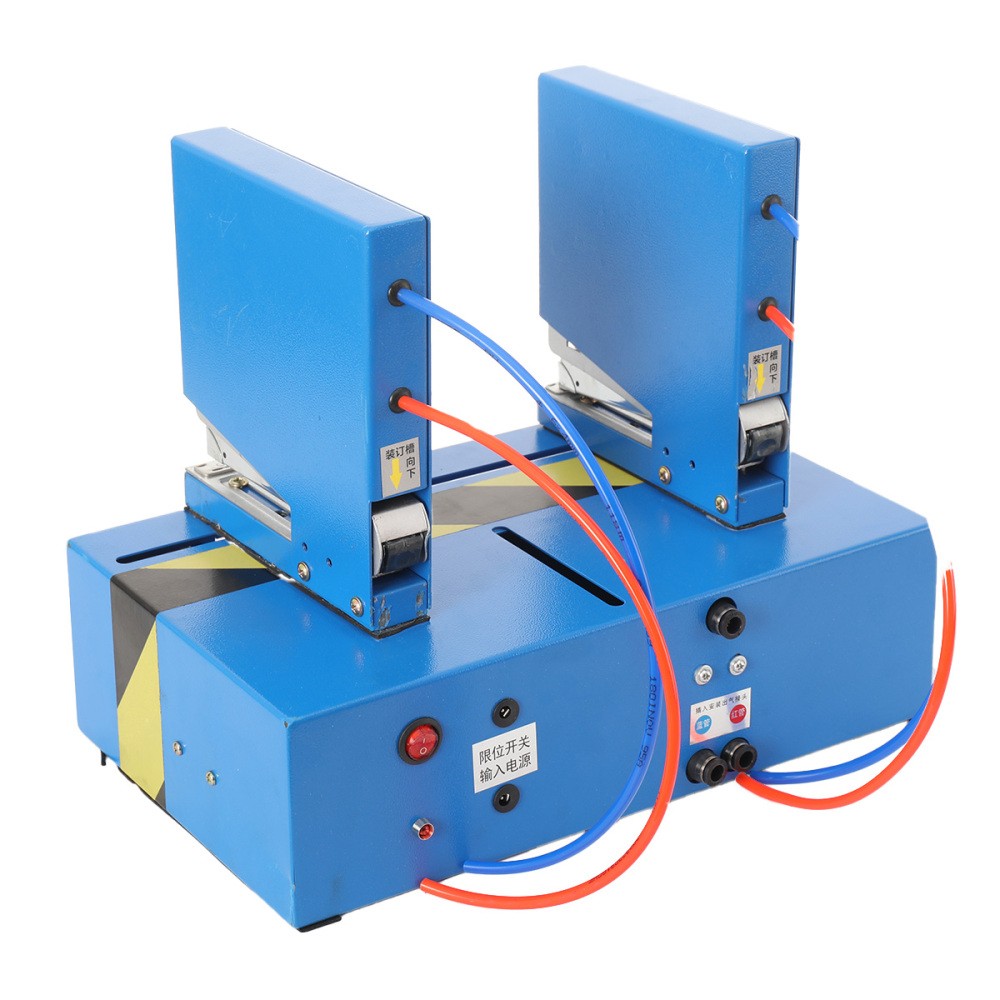 New Pneumatic Stapler Double Head Smart Electric Stapler Binding Machine