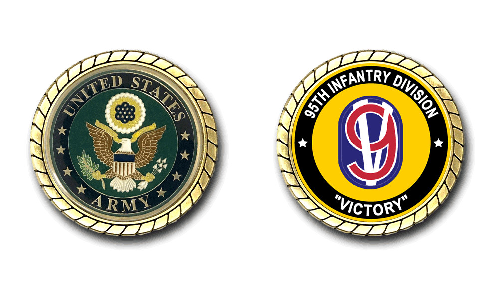 95th Infantry Division "Victory" US Army Challenge Coin