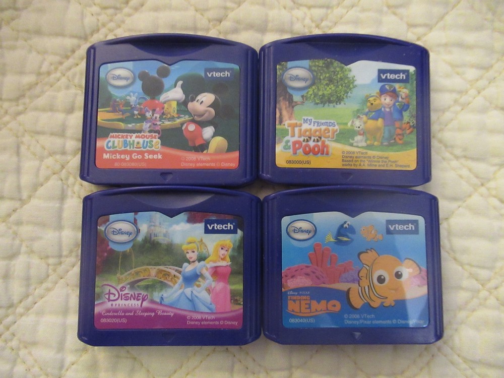 VTech Disney Cartridges (4-Set) (2008)