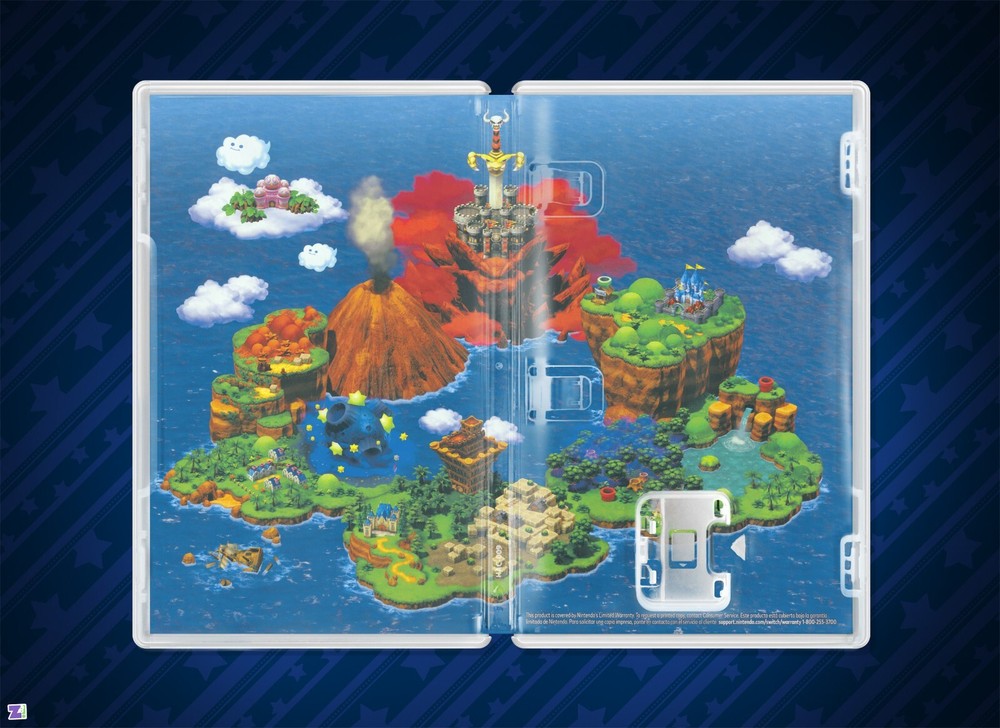 Super Mario RPG COVER ART: Replacement Insert / Case for Nintendo Switch
