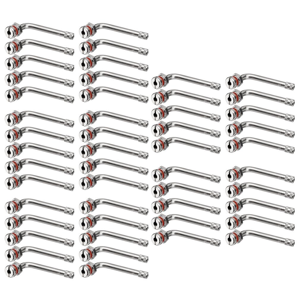 50 Kits New TR545D Truck Tire Valve Stems for New 22.5 & 24.5 Alcoa Aluminum