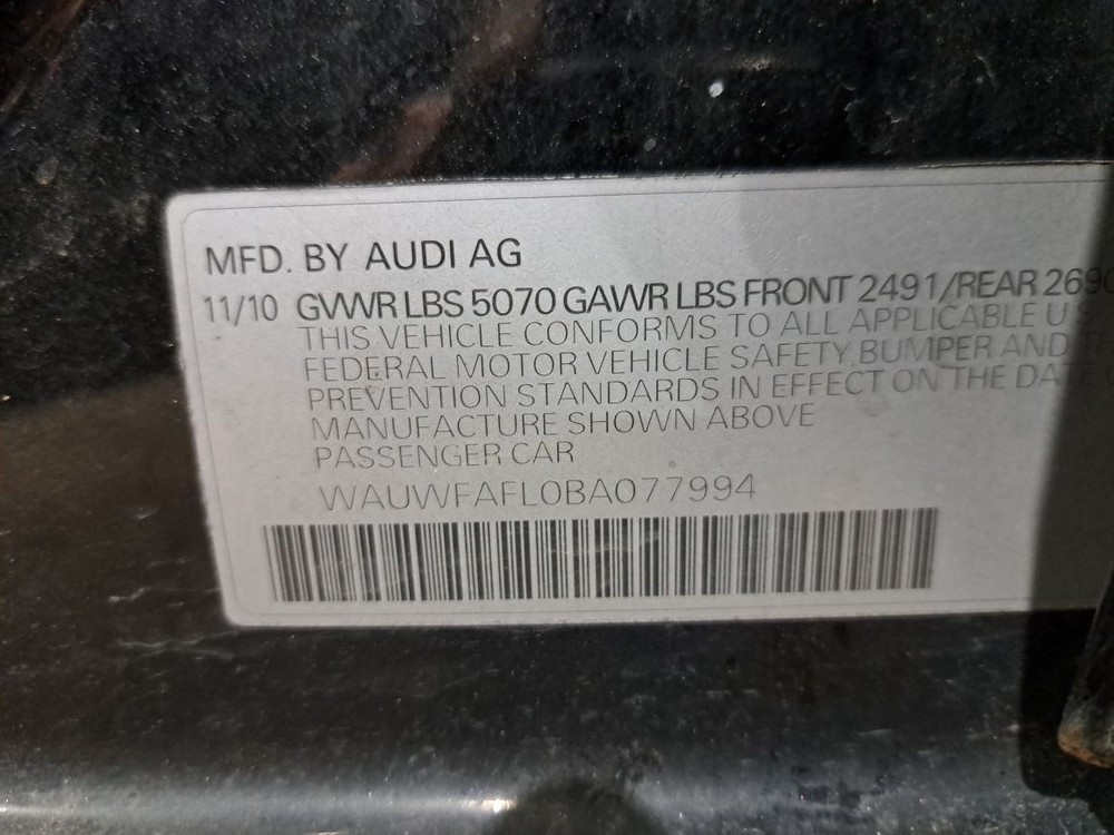 2011 A4 Audi Camera/Projector Sku#4327276