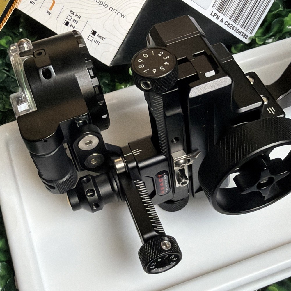 Trophy Ridge Digital React One, 1 Pin .010 RH, Slider Bow Sight Read Description